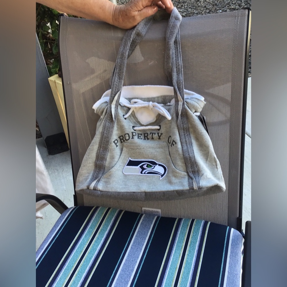 NWT Seahawks hoodie bag